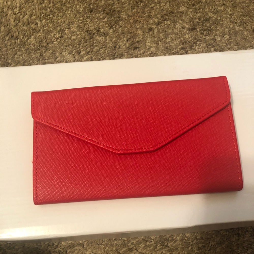 Red small clutch